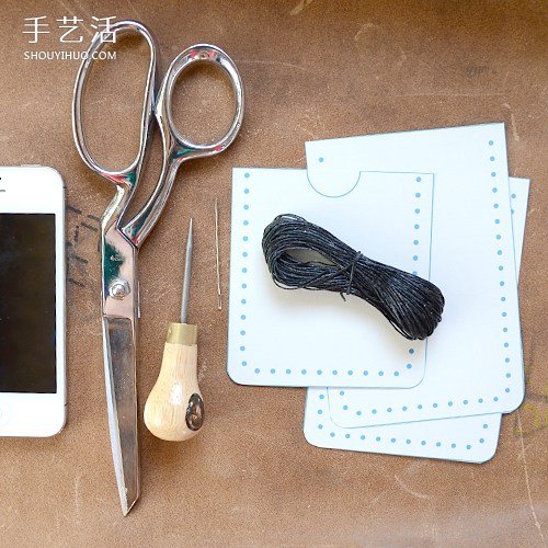 【手工制作】送男友的好礼物：自制iPhone皮革手机套的方法-正解网