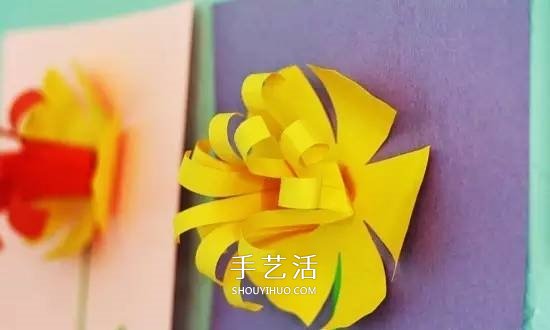 【手工制作】新年水仙花贺卡制作 象征思念团圆的立体贺卡-正解网