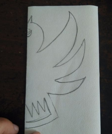 【剪纸教程】幼儿剪纸小鸟的方法-飞翔的小鸟-正解网