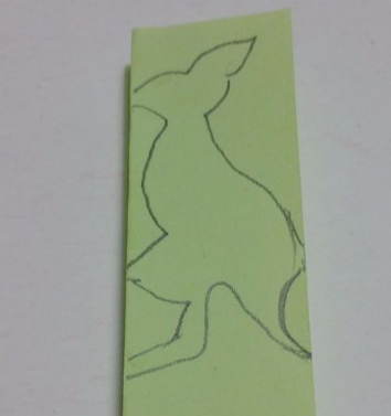  【剪纸教程】幼儿剪纸袋鼠的方法-四只袋鼠-正解网